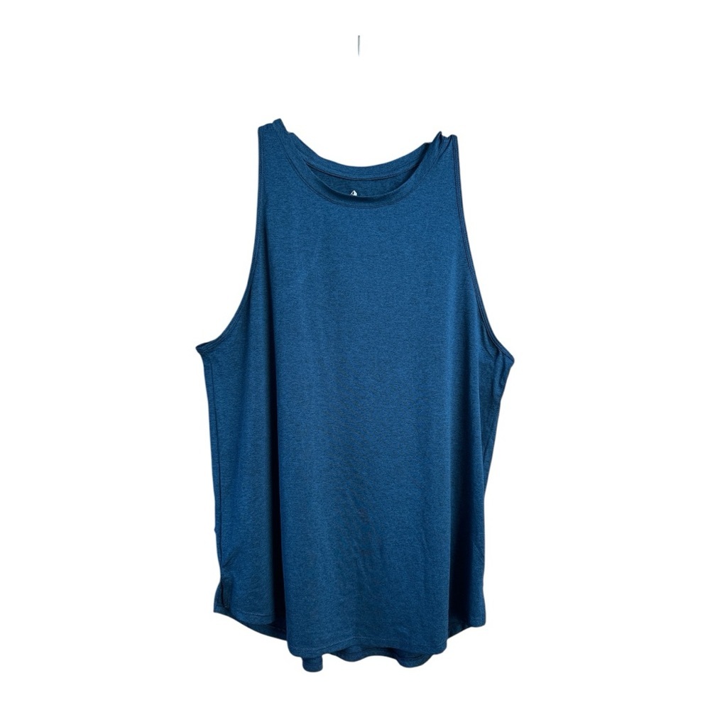 IcyZone Women's Muscle Top - Blue, XL